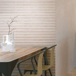 Linear Rise 3D Wall Tile, Layered linear ceramic finish