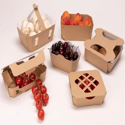 Carton Corrugated Fruit Box, Food-grade vented panel