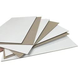 White Corrugated Carton Sheet, High gsm coated board