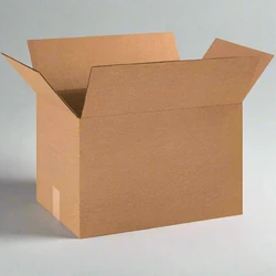 brown cardboard boxes, Natural kraft paperboard