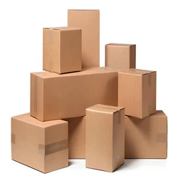 plain cardboard Boxes, Uncoated kraft finish