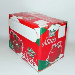 Cardboard Pomegranate box, Reinforced side walls
