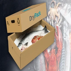 sea food Packaging box, Moisture-block kraft lining