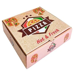 Printed Pizza Boxes, Food-grade inner lining