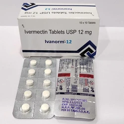 Ivermectin Film Coated Tablets, Coated tablet form