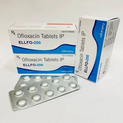 Ofloxacin Tablets IP, Fluoroquinolone formula