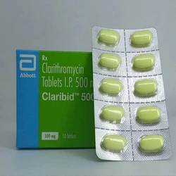 Clarithromycin 500 mg Antibiotic Tablet, Respiratory