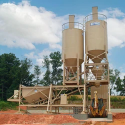 On Ground Dry Mix Mortar Plant, Low-height structure
