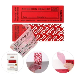 Tamperproof Sticker Manufacturers, Break-on-removal
