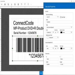 Smartlabel Barcode Generator Software, Integrated label