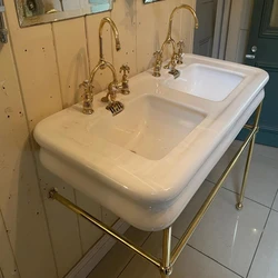Antique Wash Basin — Polished Surface Two piece
