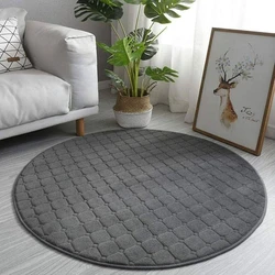 Grey Round Rugs