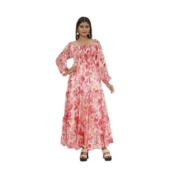 Ladies Chiffon One Piece Dress