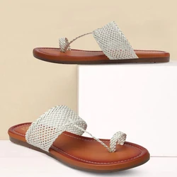 Synthetic Flat Sandals