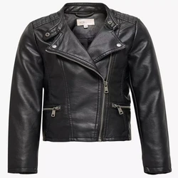 Kid Pu Leather Jacket