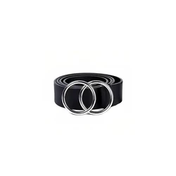 Double Ring Faux Belt