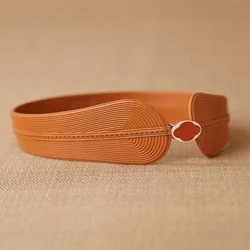 Corded Ariana Leather Belt