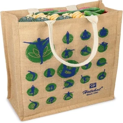 Jute Designer Grocery Bag