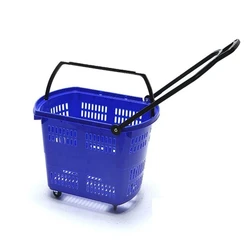 Blue Basket Trolley