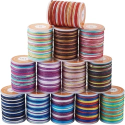 Dyed Polyester Thread — White colour industrial usage