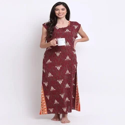 Sleeveless Cotton Nighty