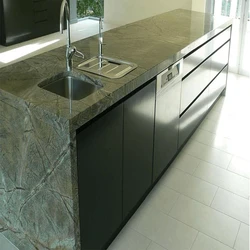 Green Marble Slab For Kitchen