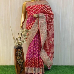 Traditional Bandhani Saree