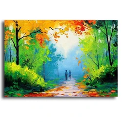 Multicolor Canvas Painting