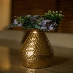 Hammered Flower Vase