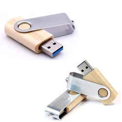 Swivel Wooden Pen Drive