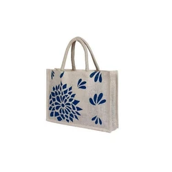 Jute White Designer Bags