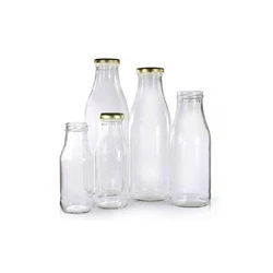 Glass Milk Bottles