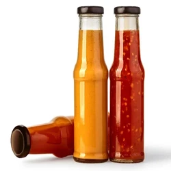 Glass Ketchup Bottles