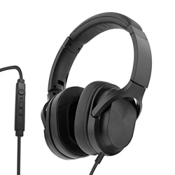 Black Wired Headphones