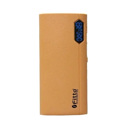 Brown LED Power Bank