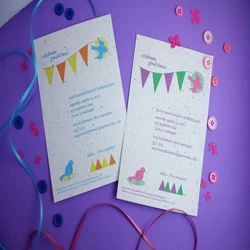 Handmade Birthday Invitation Card