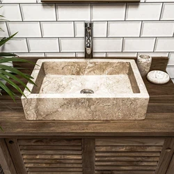 Polished Stone Wash Basin