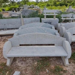 Stone Garden Bench