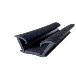 Rubber EPDM Flocked Channel