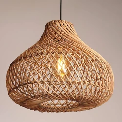 Bamboo cane lampshades