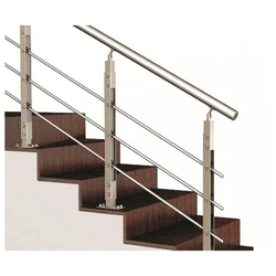 Mall steel railing