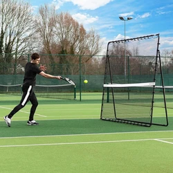 Catching Tennis Rebounder