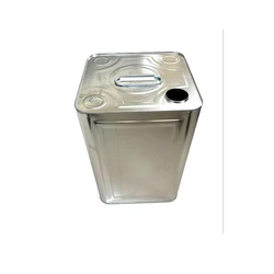 Tin Container Silver Oil 