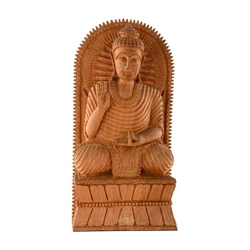 Wooden Buddha Statue