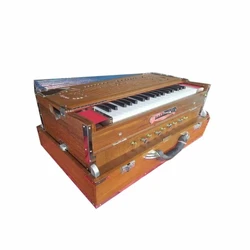 Wooden Scale Changer Harmonium, Teak wood cabinet