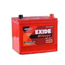 Exide Mileage Battery, High performance service