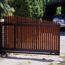 Outdoor Sliding Gate, Blend of strength and elegance