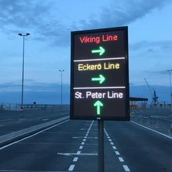 Led Road Sign Board, Green color, 5mm, long lasting