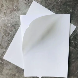 A4 Adhesive Paper, Dries quickly, white color, unruled