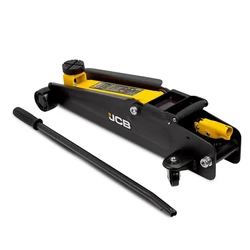 Trolley Hydraulic Jack, Polished exterior, large size